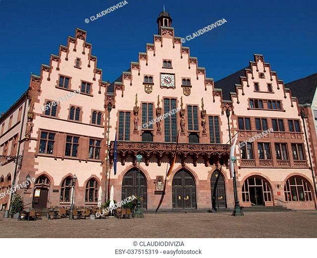 Frankfurt city hall aka Rathaus Roemer Germany