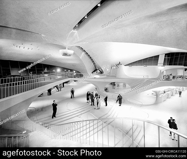 Trans World Airlines Terminal, Idlewild Airport, now known as John F. Kennedy International Airport, Queens, New York, USA, Balthazar Korab, 1962