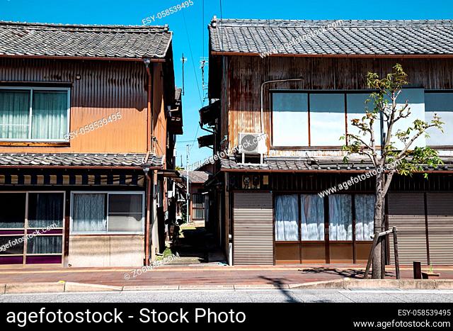 Kanonji village Japanese traditional wooden house in Kagawa, Japan