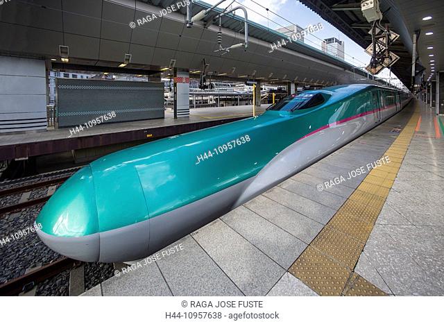 Japan, Asia, Tokyo, Hayabusa, bullet, Bullet train, high speed, city, design, fast, futuristic, green, new, station, train