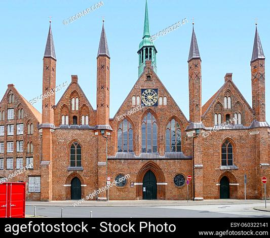 The Hospital of the Holy Spirit in Luebeck, a hanseatic city in Northern Germany