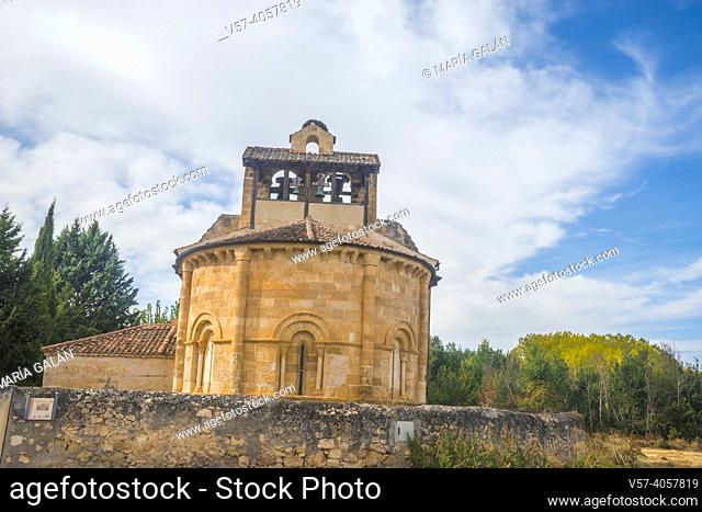 San Julian Martir church. Cobos de Fuentidueña, Segovia province, Castilla Leon, Spain