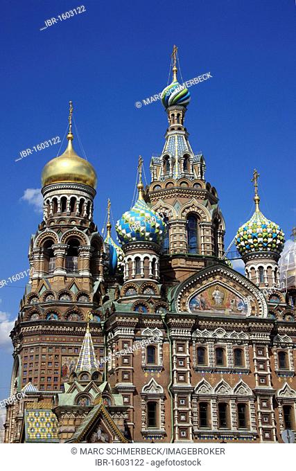 Church of the Savior on Spilled Blood, St. Petersburg, Russia, Europe