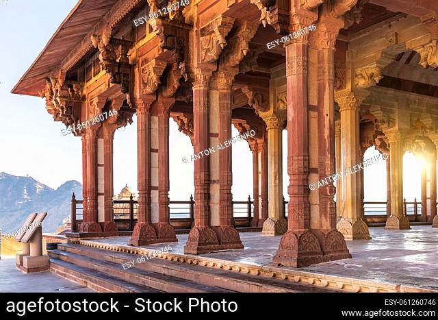 Ganesh Pol Hall in Amber Fort Jaipur, India