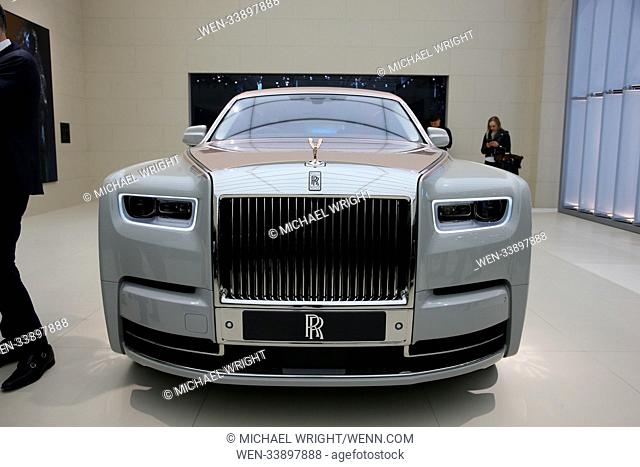 The cars of the Geneva International Motor Show Featuring: Rolls Royce Phantom Where: Geneva, Switzerland When: 07 Mar 2018 Credit: Michael Wright/WENN