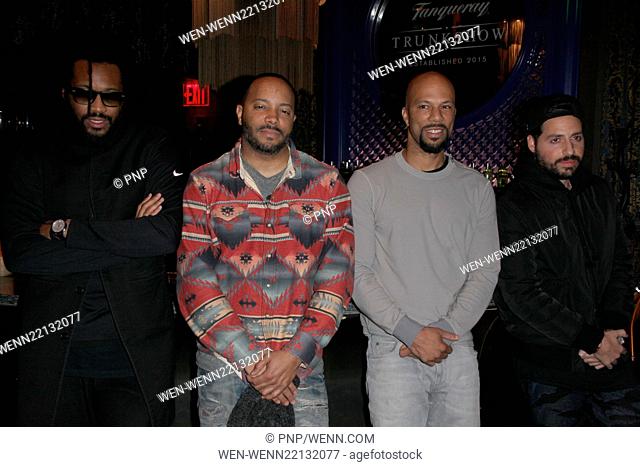 Tanqueray Trunk Show launch event at TAO Downtown Lounge Featuring: Maxwell Osborne, Jason Geter, Common, Ronnie Fieg Where: New York