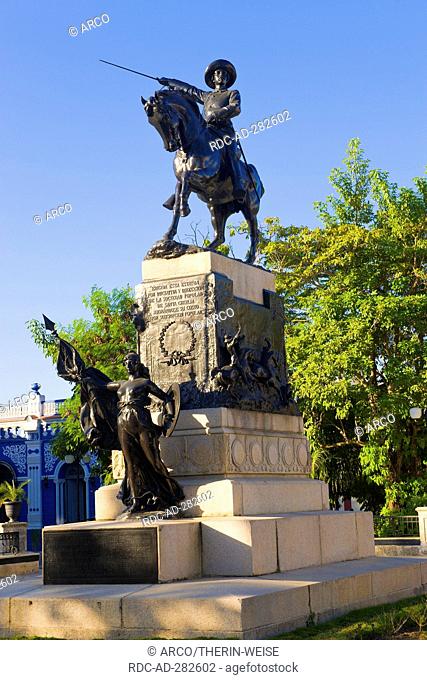 Equestrian statue, Ignacio Agramonte Park, Camaguey, Cuba