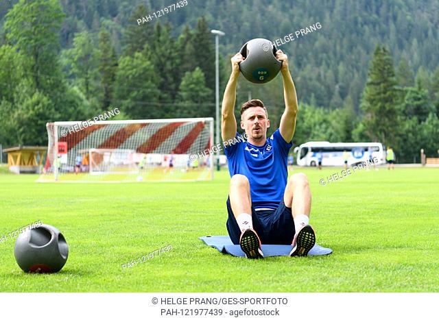 Martin Roeser (KSC) during the build-up training. GES / football / 2nd Bundesliga: training camp of the Karlsruhe Sports Club in Waidring, 03.07