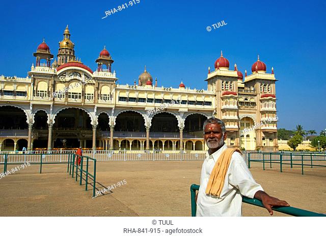 Maharaja's Palace, Mysore, Karnataka, India, Asia