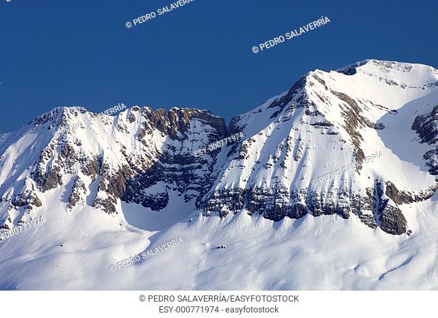 Sabocos peak, Tendeñera mountains, Tena Valley, Pyrenees, Huesca, Aragon, Spain
