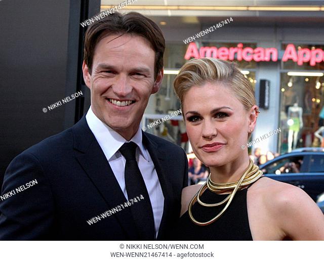 Final Season premiere of HBO's 'True Blood' - Arrivals Featuring: Stephen Moyer, Anna Paquin Where: Los Angeles, California