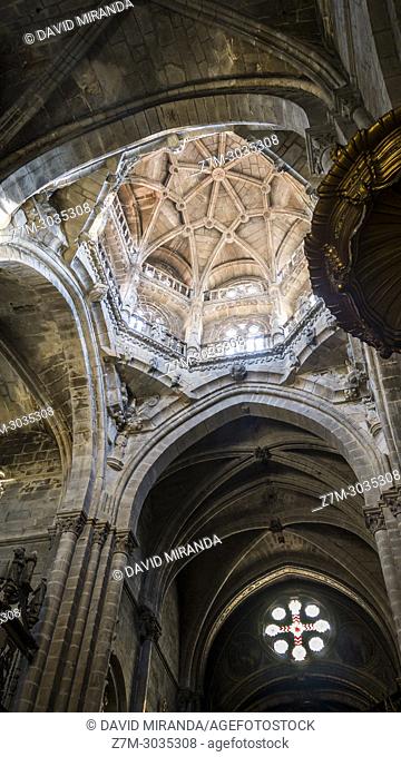 Cimborrio (Lantern tower). San Martin Romanesque Cathedral. Ourense. Galicia. Spain
