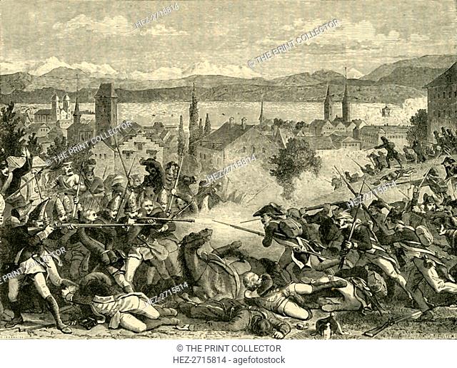 'The Battle of Zurich', (1799), 1890. Creator: Unknown