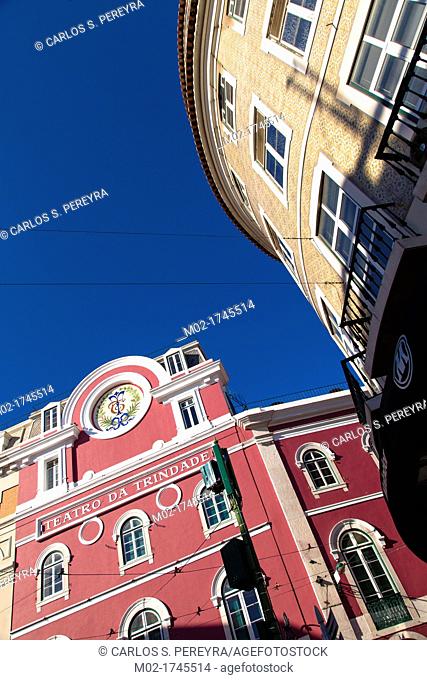 Teatro da Trindade theatre, Lisbon, Portugal, Europe
