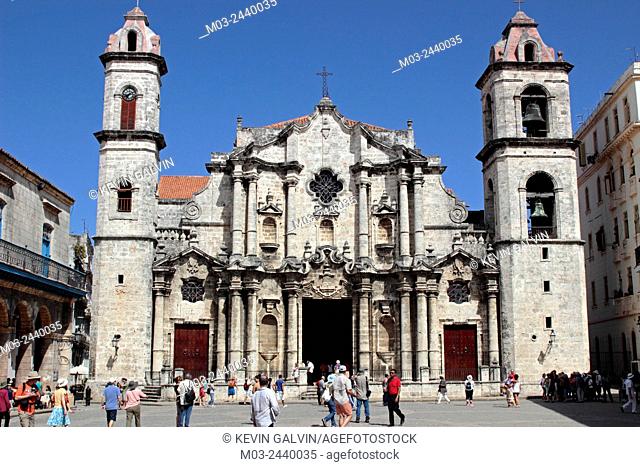 Cathedral of San Cristóbal, Plaza de la Catedral, Havana, Cuba