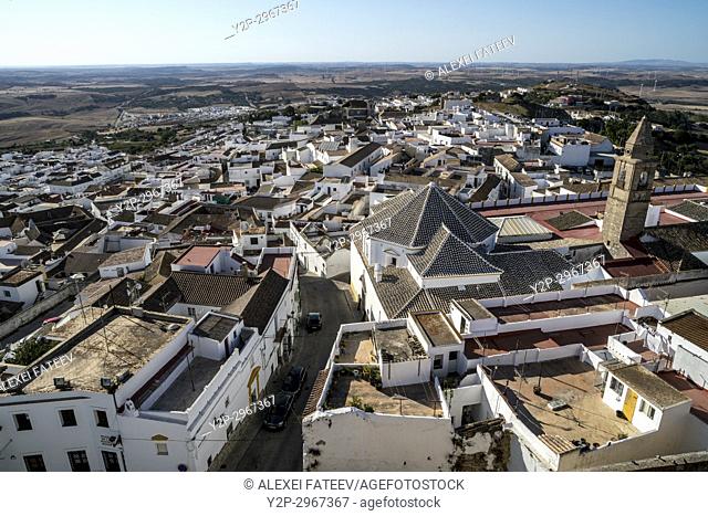 Panoramic view of Medina-Sidonia, Andalusia, Spain