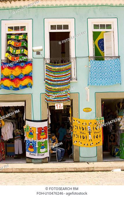 Souvenirs on sale for tourists in Brazil
