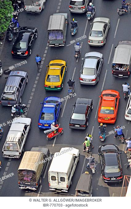 Traffic jam, Bangkok, Thailand, Southeast Asia