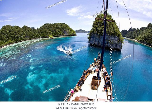 Islands of Raja Ampat, Raja Ampat, West Papua, Indonesia