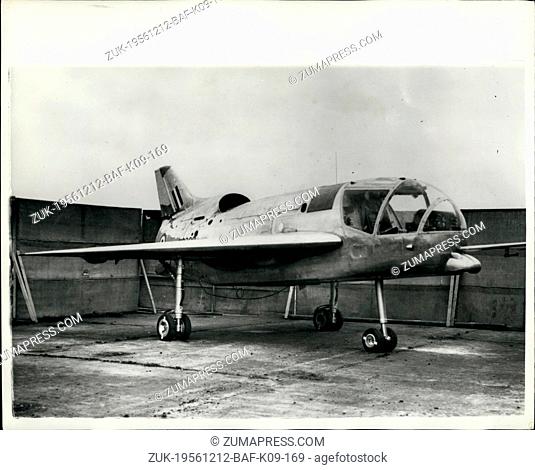 Dec. 12, 1956 - British Official Photograph. ZZZ(N) 69961H The Latest 'Flying Bedstead' Makes First Taxi-ing Runs. The short SC.1