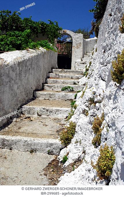 Old stairs, Fiscardo, Kefalonia, Ionian Islands, Greece
