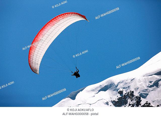 Paraglider Flying