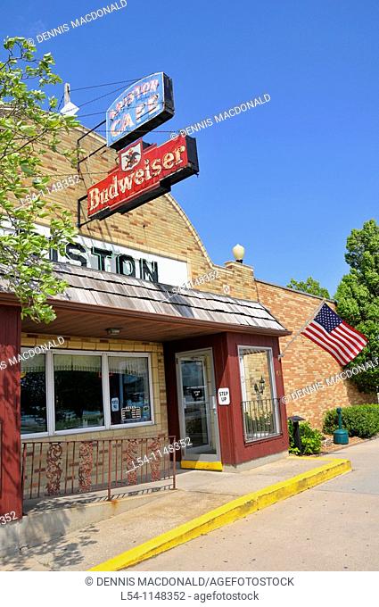 Historic Ariston Cafe along Route 66 Litchfield Illinois