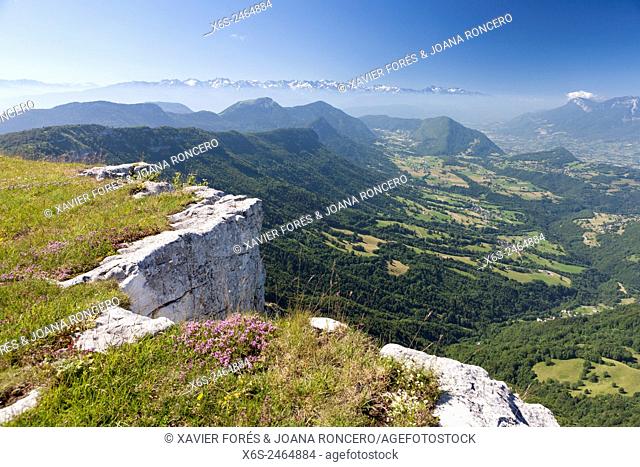 Crêtes du Margériaz, Natural Park of Massif des Bauges, Savoie, Rhône-Alpes, France