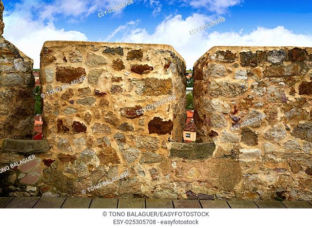 Zamora muralla fortress wall in Spain by Via de la Plata way to Santiago