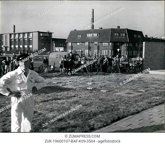 Feb. 26, 2012 - Europe In The Helicopter Age: Children Gather Around The Heliport Perimeter In Maastricht To Watch The Planes Hoverling