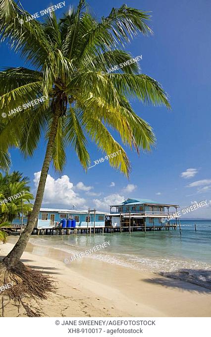 Waterside hotel, Carenero Island, Bocas del Toro Province, Panama