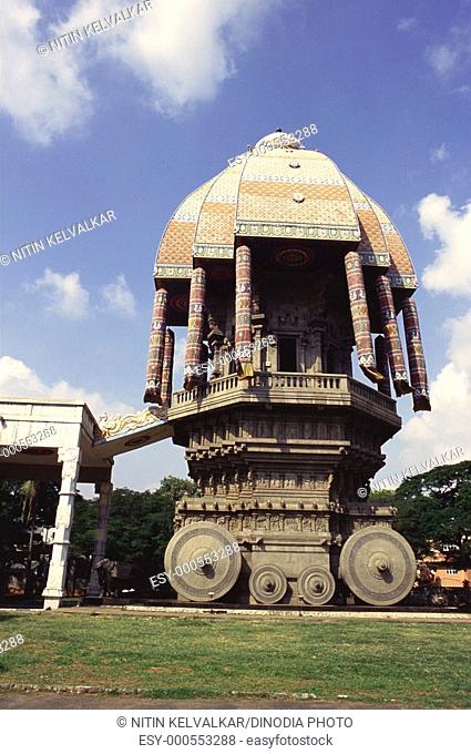 The Valluvar Kottam , 101feet height stone chariot , Chennai , Tamil Nadu , India