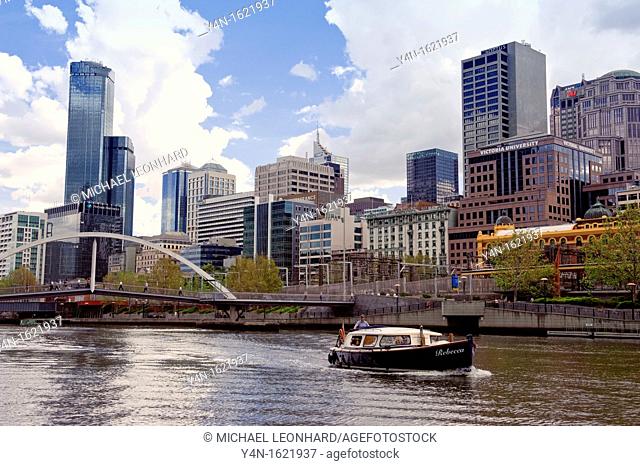 Melbourne City and Yarra River
