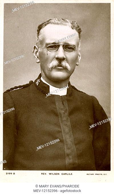 Rev Wilson Carlile (1847-1942), English evangelist, founder of the Church Army and Prebendary of St Paul's Cathedral