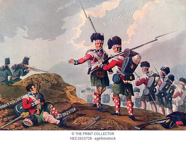 'Bravery of a Piper of the 11th Highland Regiment, at the Battle of Vimiera', c1820 (1909). After Franz Joseph Manskirch (1768-1830)
