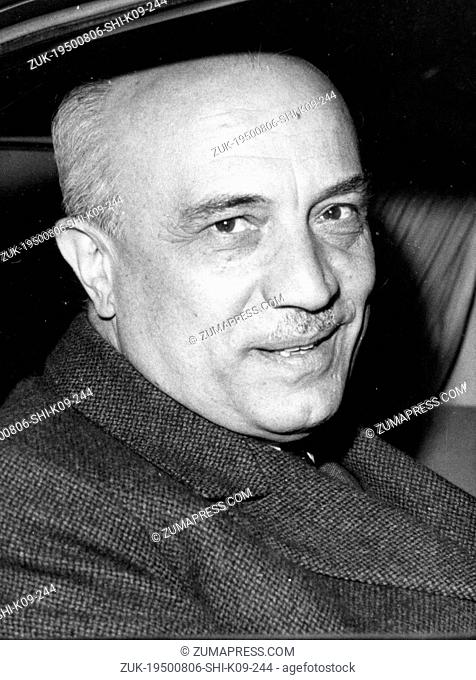 Dec. 4, 1964 - Rome, Italy - AMINTORE FANFANI (February 6, 1908 - November 20, 1999) was an Italian career politician who served as Prime Minister of Italy