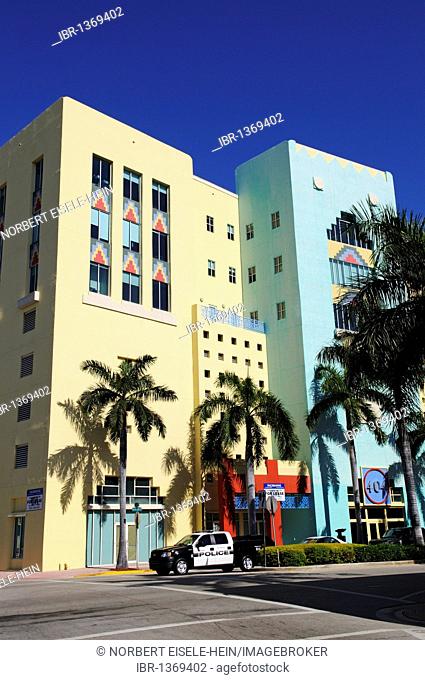 404 Building, Miami South Beach, Art Deco district, Florida, USA