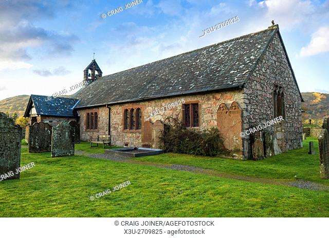 St Catherine's Church at Boot in the Eskdale valley in the Lake District National Park, Cumbria, England