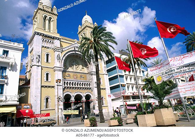 Cathedral. Tunis. Tunisia
