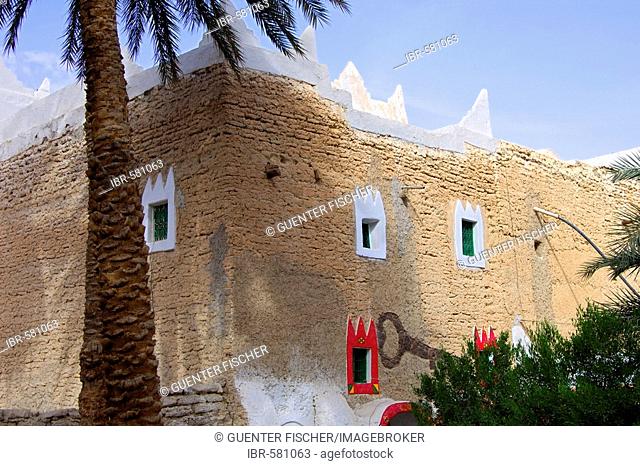 Traditional house in the old town of Ghadames, UNESCO world heritage, Libya
