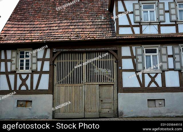Half-timbered house in Steinweiler