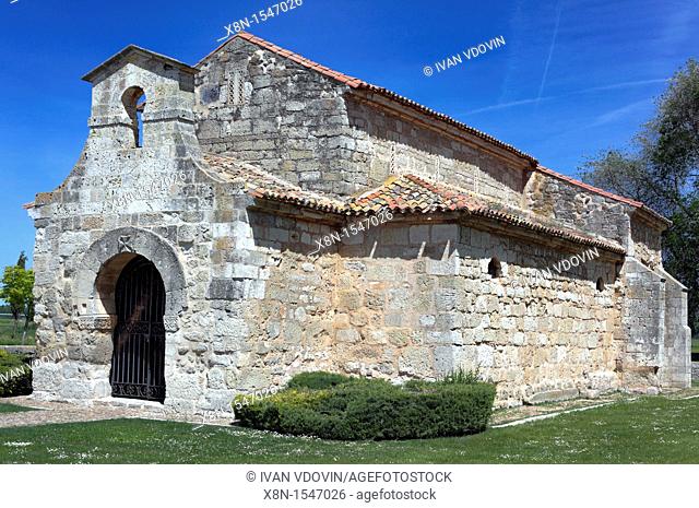 Visigothic church of San Juan Bautista 7th century, Banos de Cerrato, Valladolid, Castile and Leon, Spain
