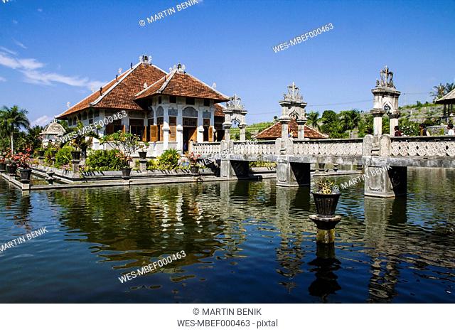 Indonesia, Bali, View of Royal Palace Ujung Water Palace