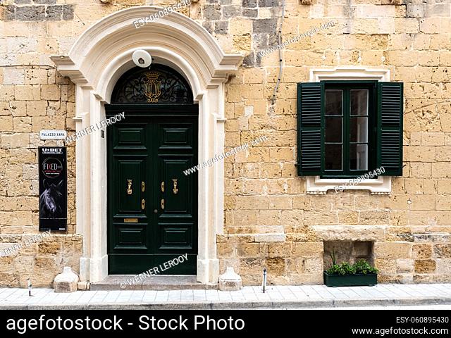 Rabat, Malta: Stylish door and window of a residential house