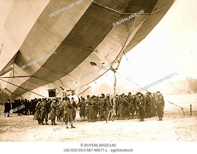 Zeppelin III at Luneville 1912