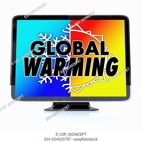 Global Warming TV News Alert Urgent Emergency Television Broadcast