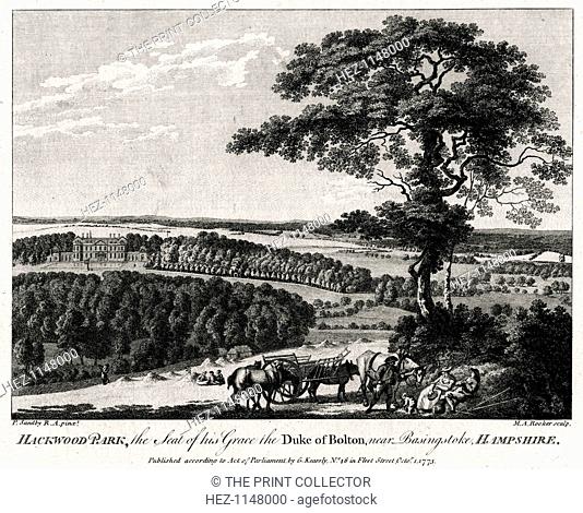 'Hackwood Park, the Seat of his Grace the Duke of Bolton, near Basingstoke, Hampshire', 1775