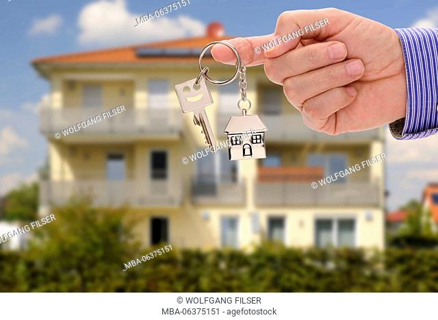 House key as an offer for new own home and flat
