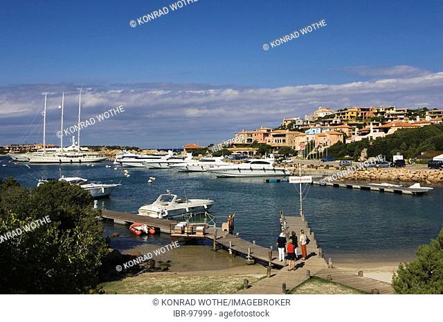 Porto Cervo, harbour, Costa Smeralda, Sardinia, Italy