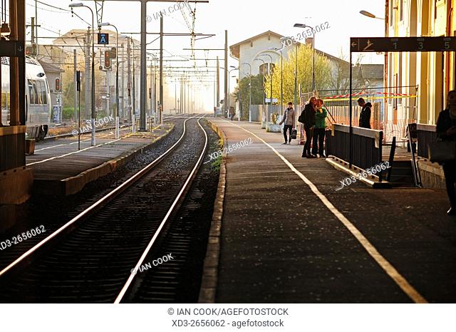 train station, Marmande, Lot-et-Garonne Department, Aquitaine, France